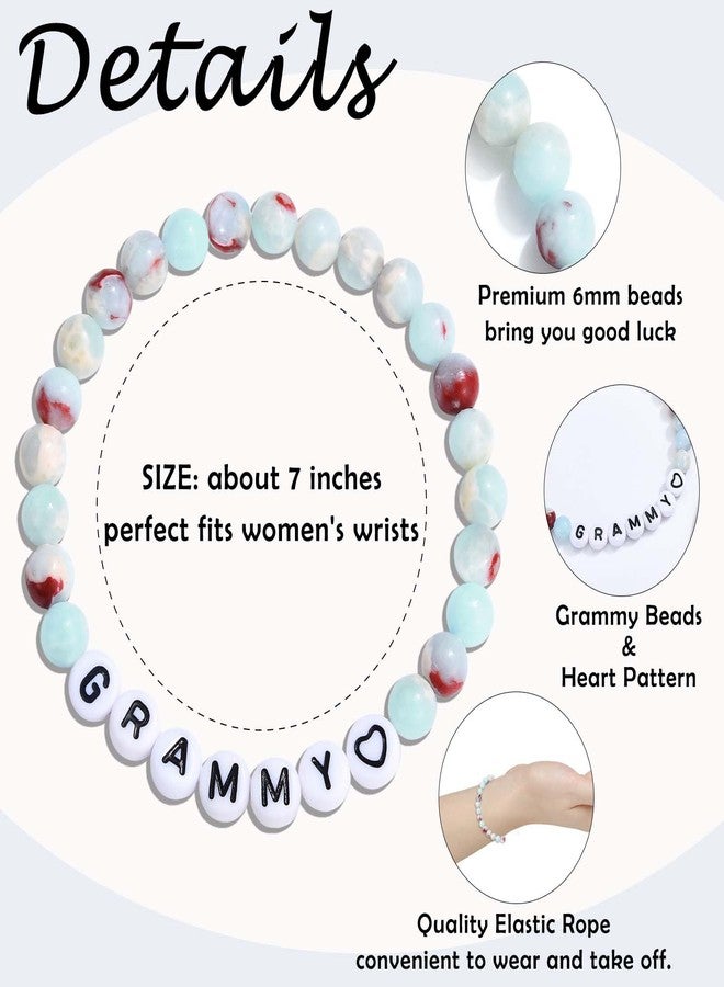 FIEEFX Grammy Gifts, Grammy Bracelet, Mother's Day Valentines Christmas Birthday Gifts for Grandma, Stocking Stuffers for Women Adults - Image 3